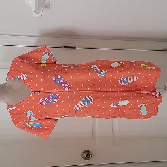 Coral Bay Size S Terry Cloth Zipper Front Swimsuit Cover, Excellent Condition - Picture 1 of 11